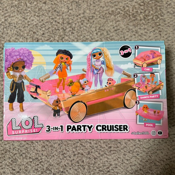 NEW IN BOX! LOL Surprise 3-in-1 Party Cruiser with Surprise Pool - New 2021 - Picture 8 of 11